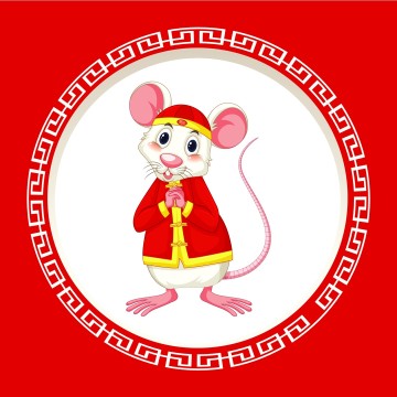 Ilustrasi Shio Tikus. (Freepik)
